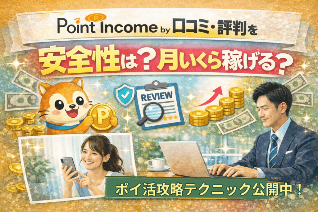 ポイ活ポイントインカムのヘッダー画像