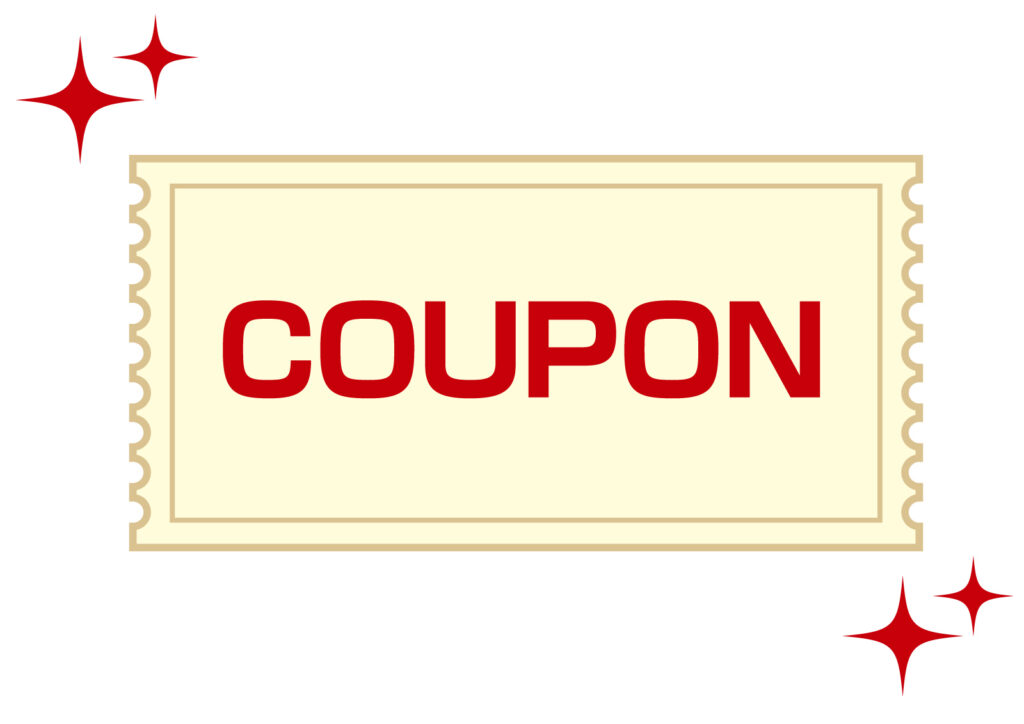 クーポンのイラスト