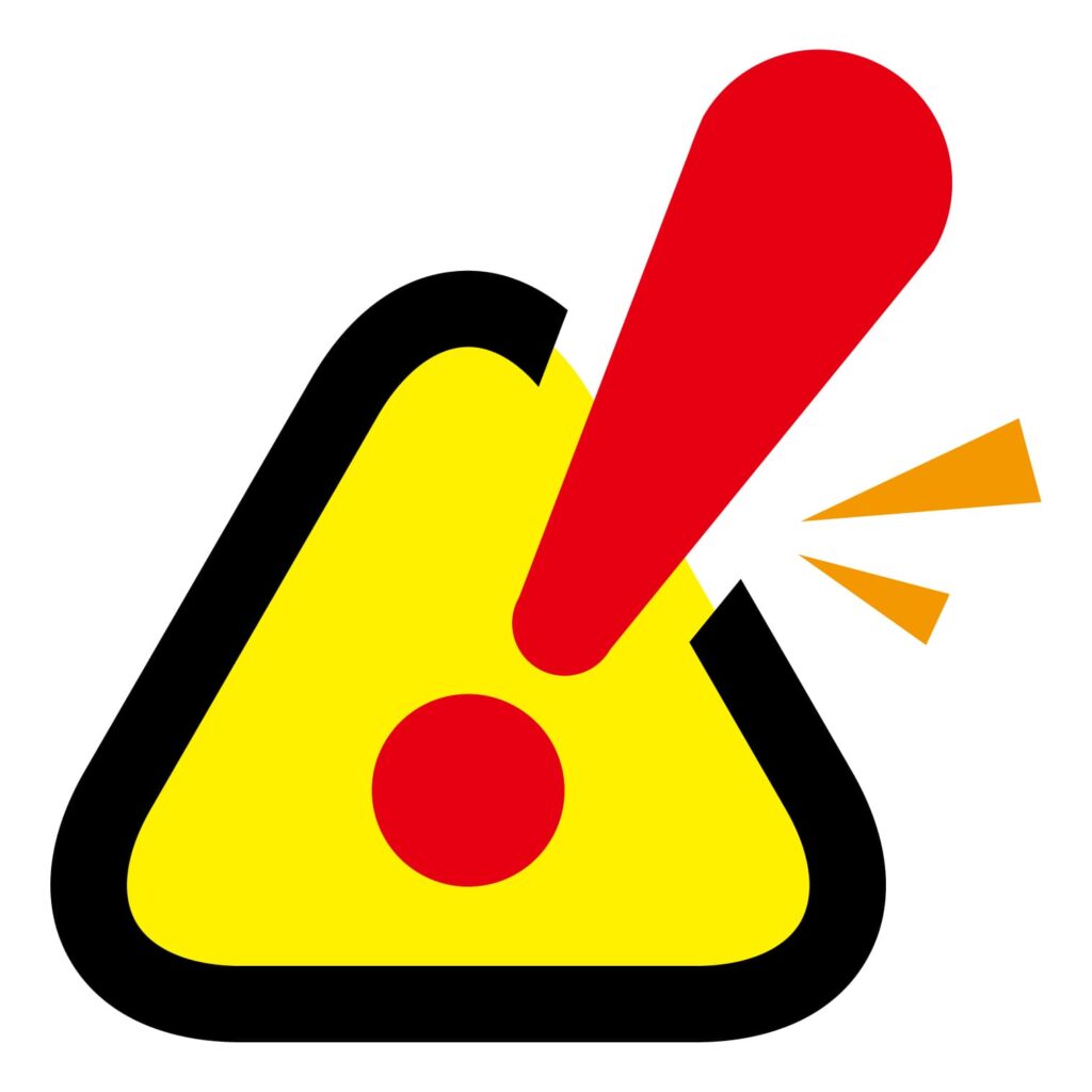 注意マークのイラスト