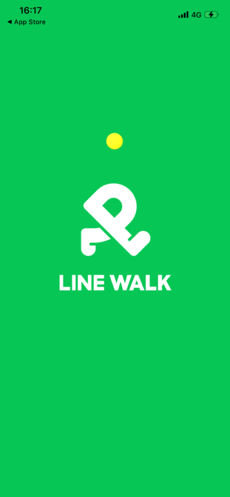 LINEWALKのアプリ画面
