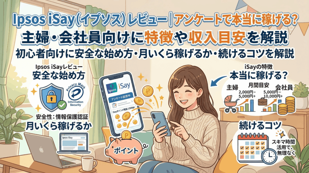 Ipsos iSay（イプソス）のアイキャッチ画像
