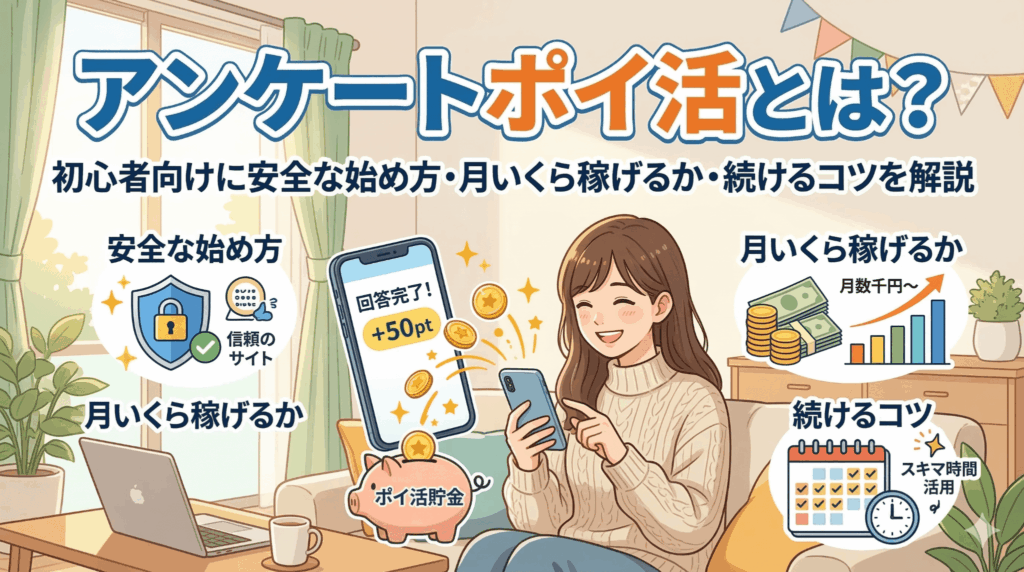 アンケートポイ活のアイキャッチ画像