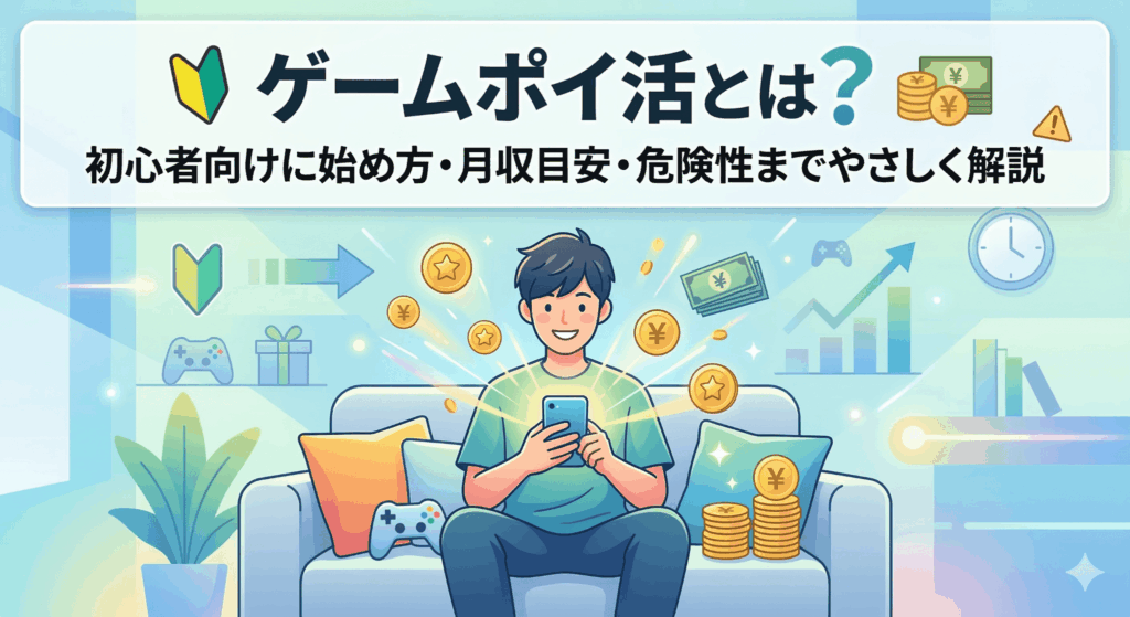 ゲームポイ活のアイキャッチ画像