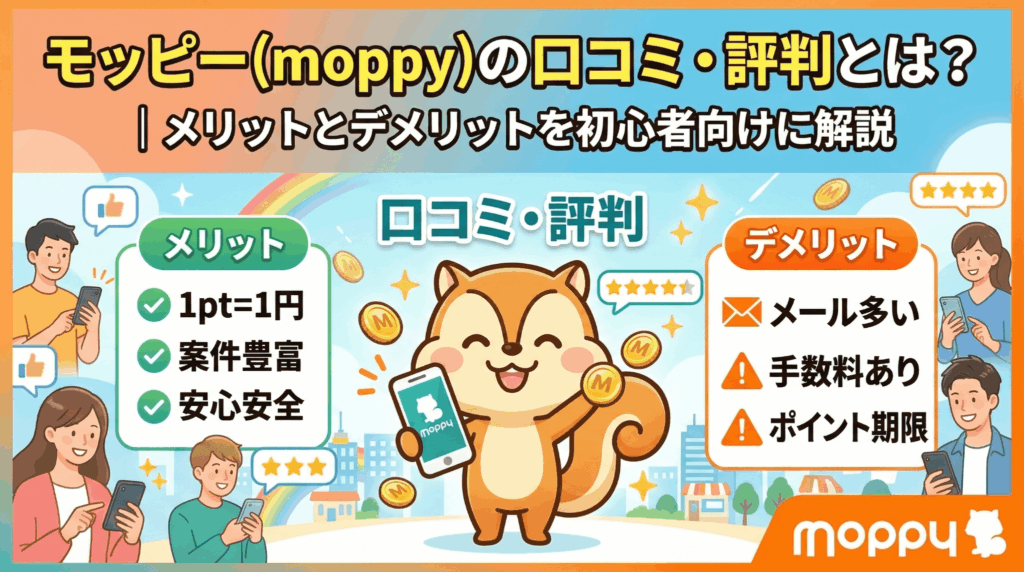 モッピー口コミのアイキャッチ画像