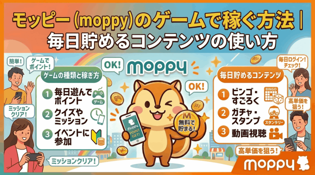 モッピーゲームのアイキャッチ画像