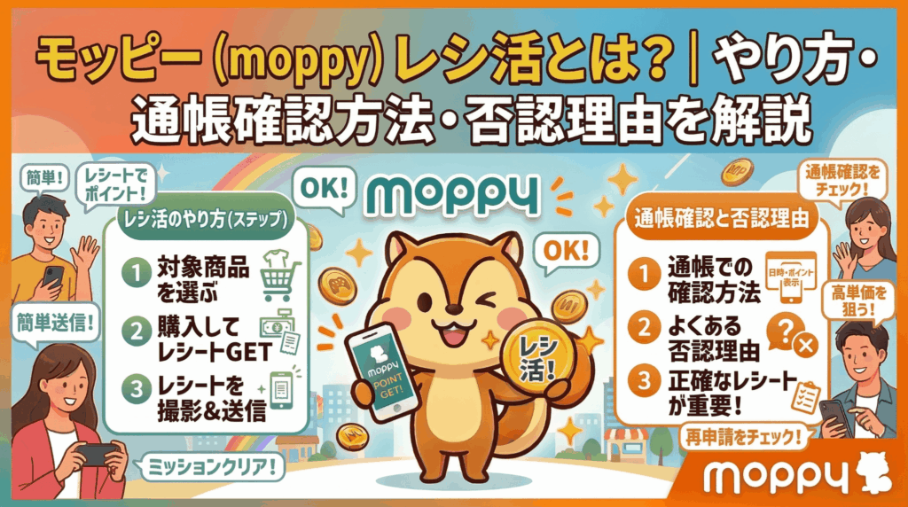 モッピーレシ活のアイキャッチ画像