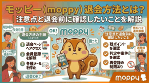 モッピー退会方法のアイキャッチ画像