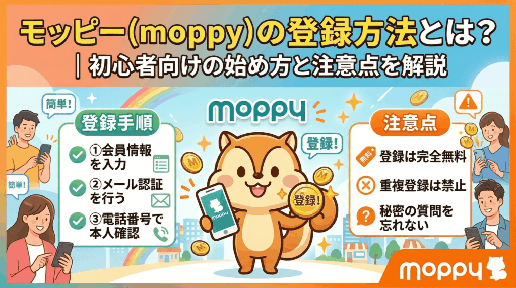 モッピー友達紹介のアイキャッチ画像