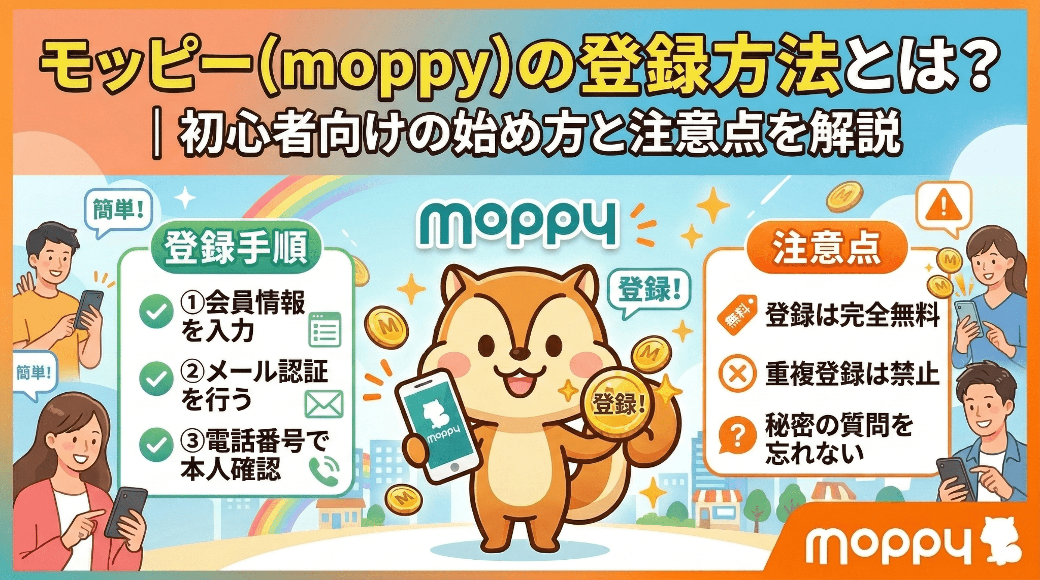 モッピー友達紹介のアイキャッチ画像