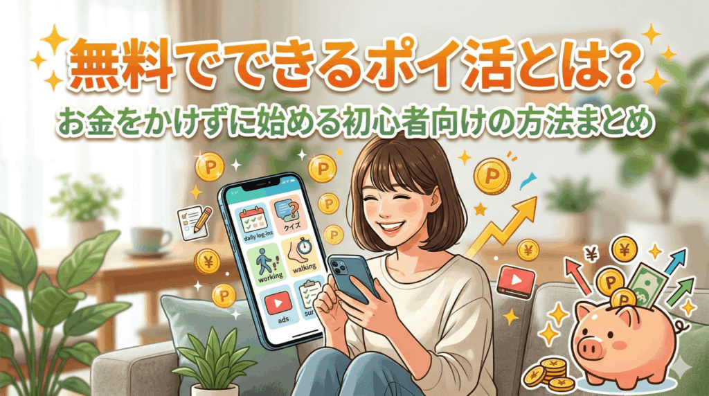 無料でできるポイ活のアイキャッチ画像