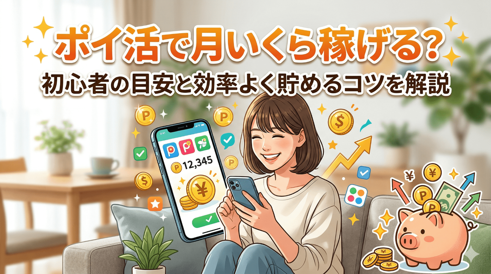 ポイ活いくら稼げるのアイキャッチ画像