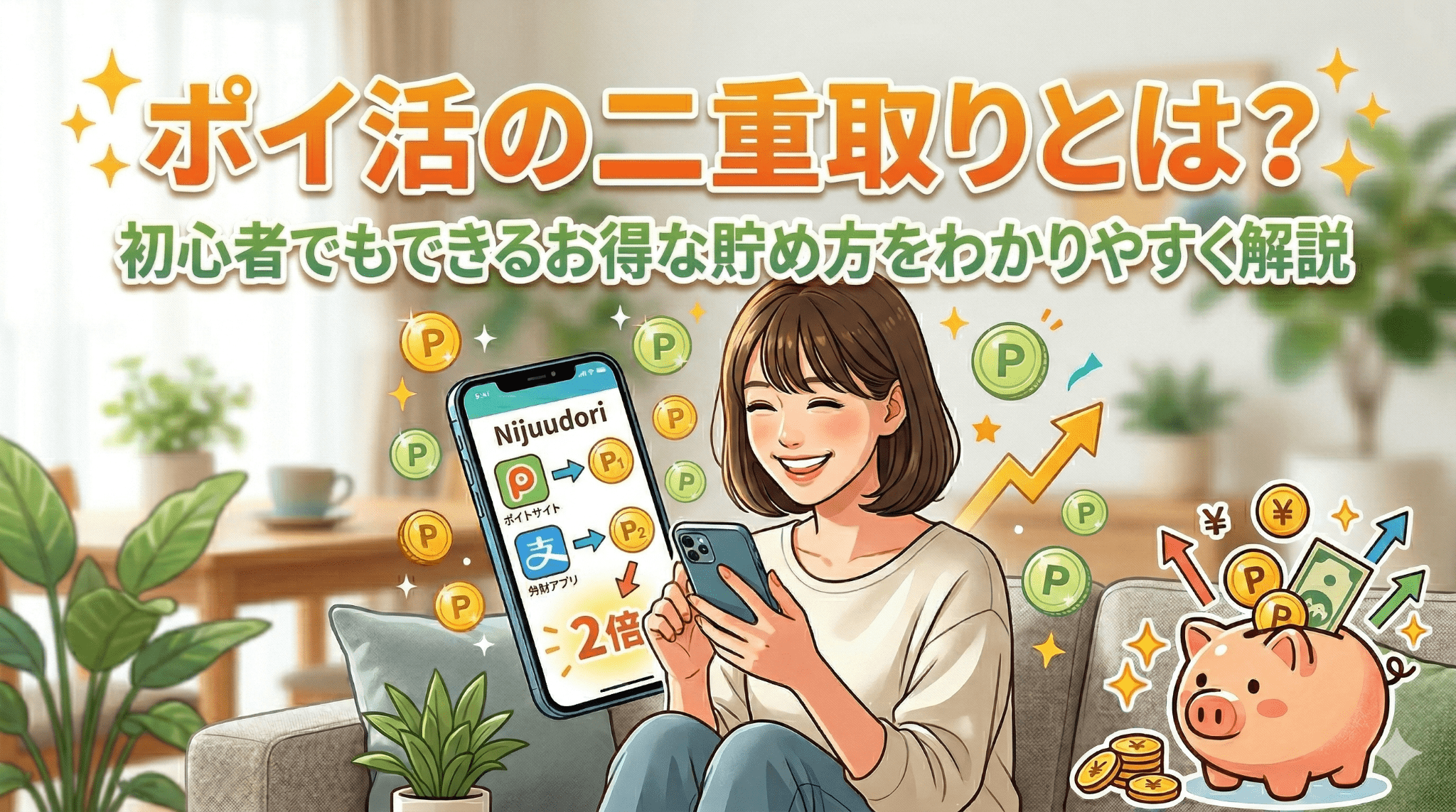 ポイ活二重取りのアイキャッチ画像