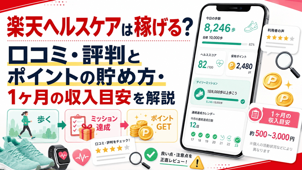 楽天ヘルスケアのヘッダー画像
