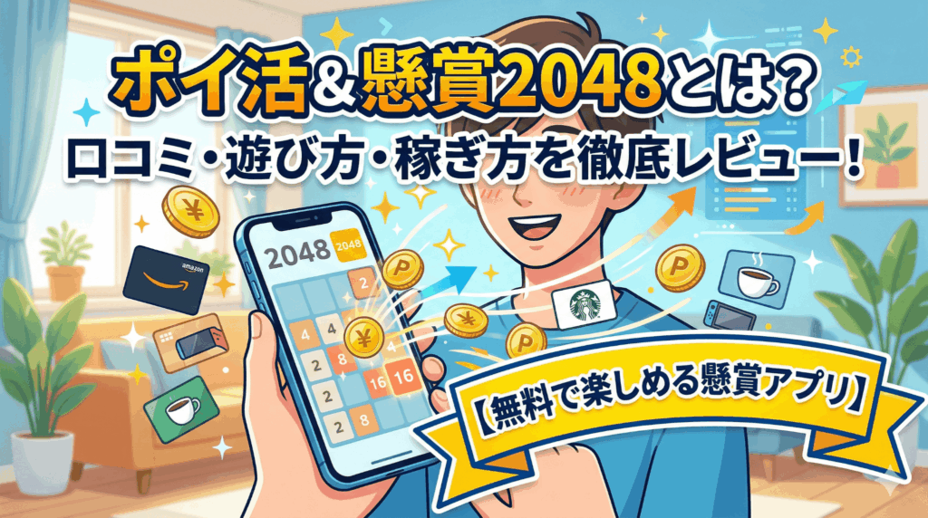 ポイ活＆懸賞2048のアイキャッチ画像