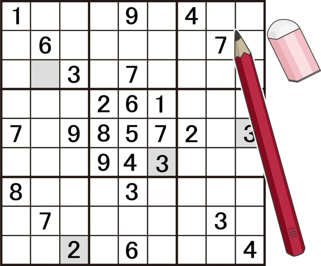 ナンプレのイラスト