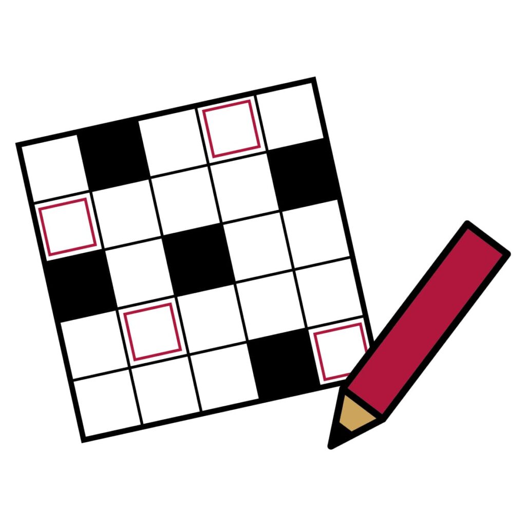 クロスワードのイラスト