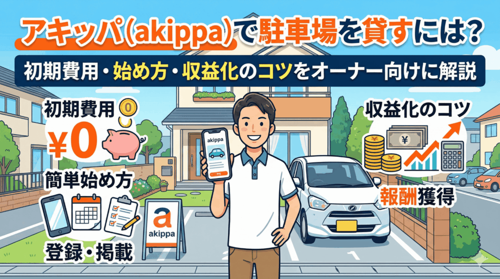 アキッパ（akippa）のアイキャッチ画像