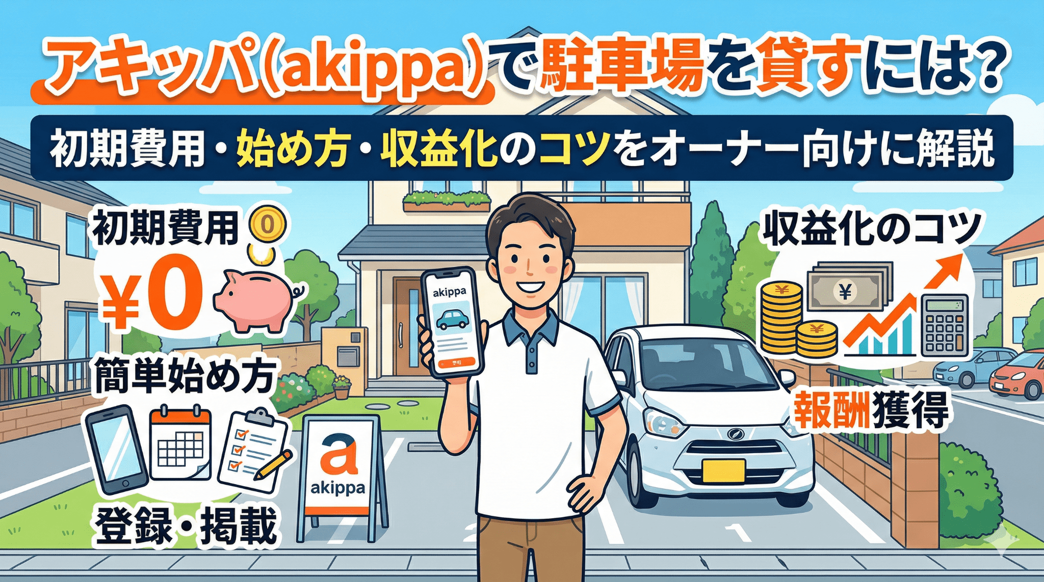 アキッパ（akippa）のアイキャッチ画像