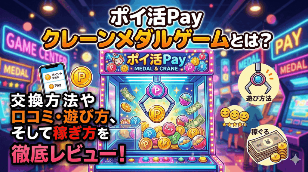 ポイ活Payクレーンメダルのアイキャッチ画像