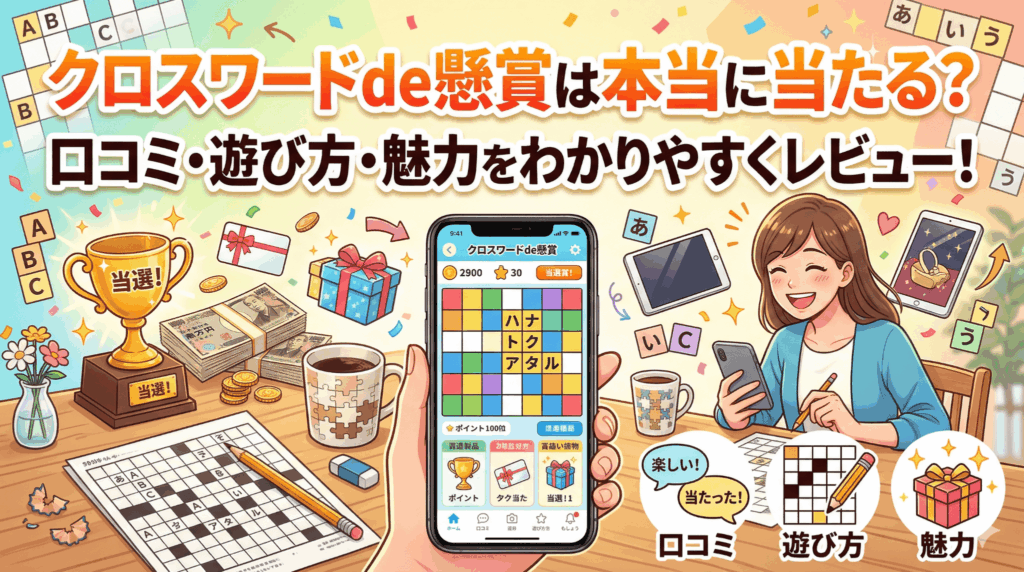 クロスワードde懸賞のアイキャッチ画像