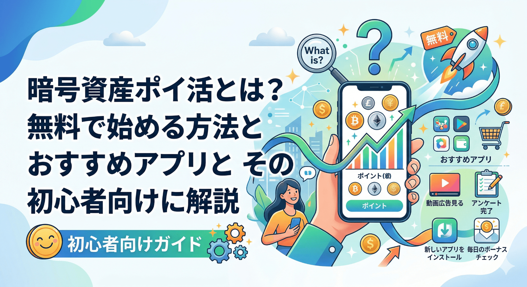 暗号資産ポイ活のアイキャッチ画像