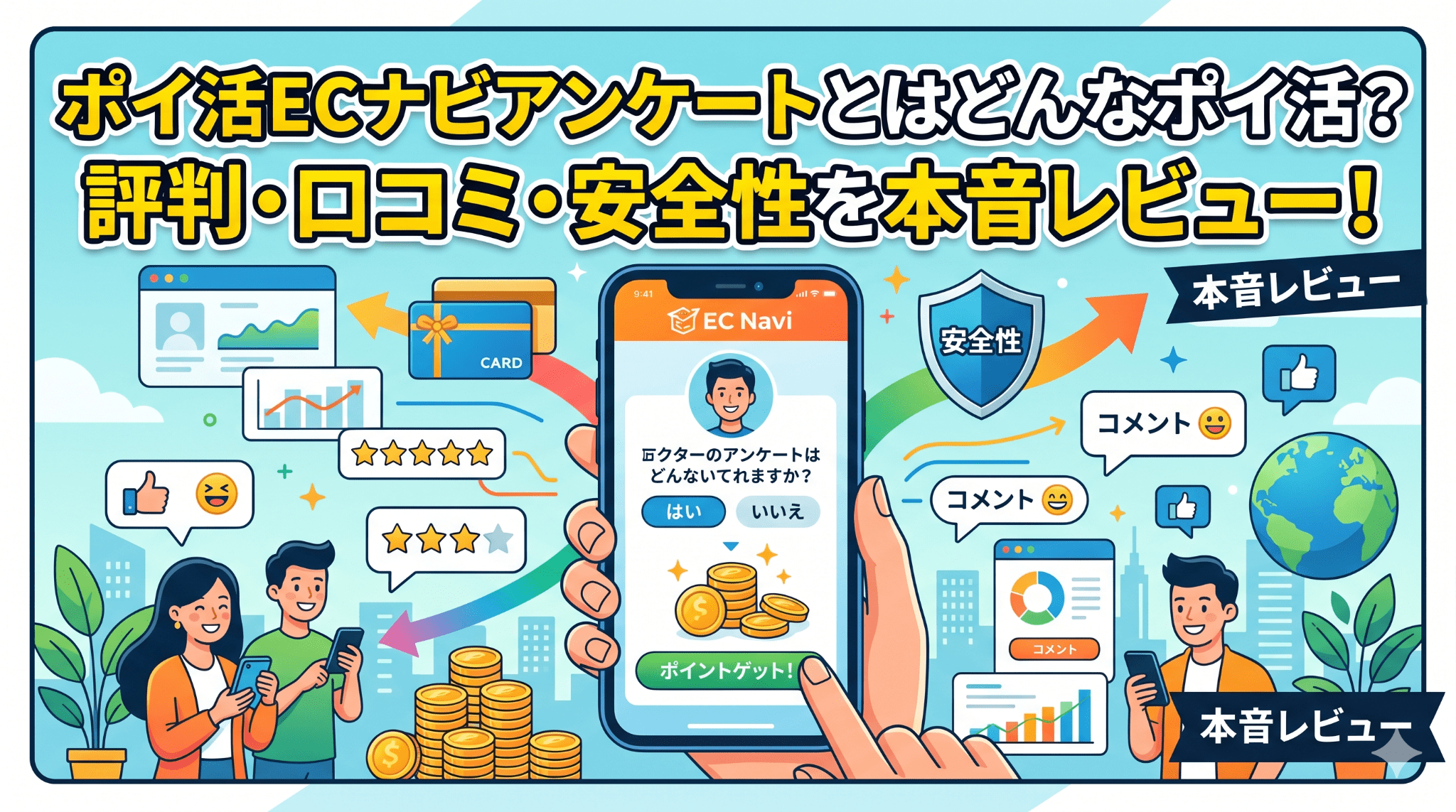 ポイ活ECナビアンケートのアイキャッチ画像