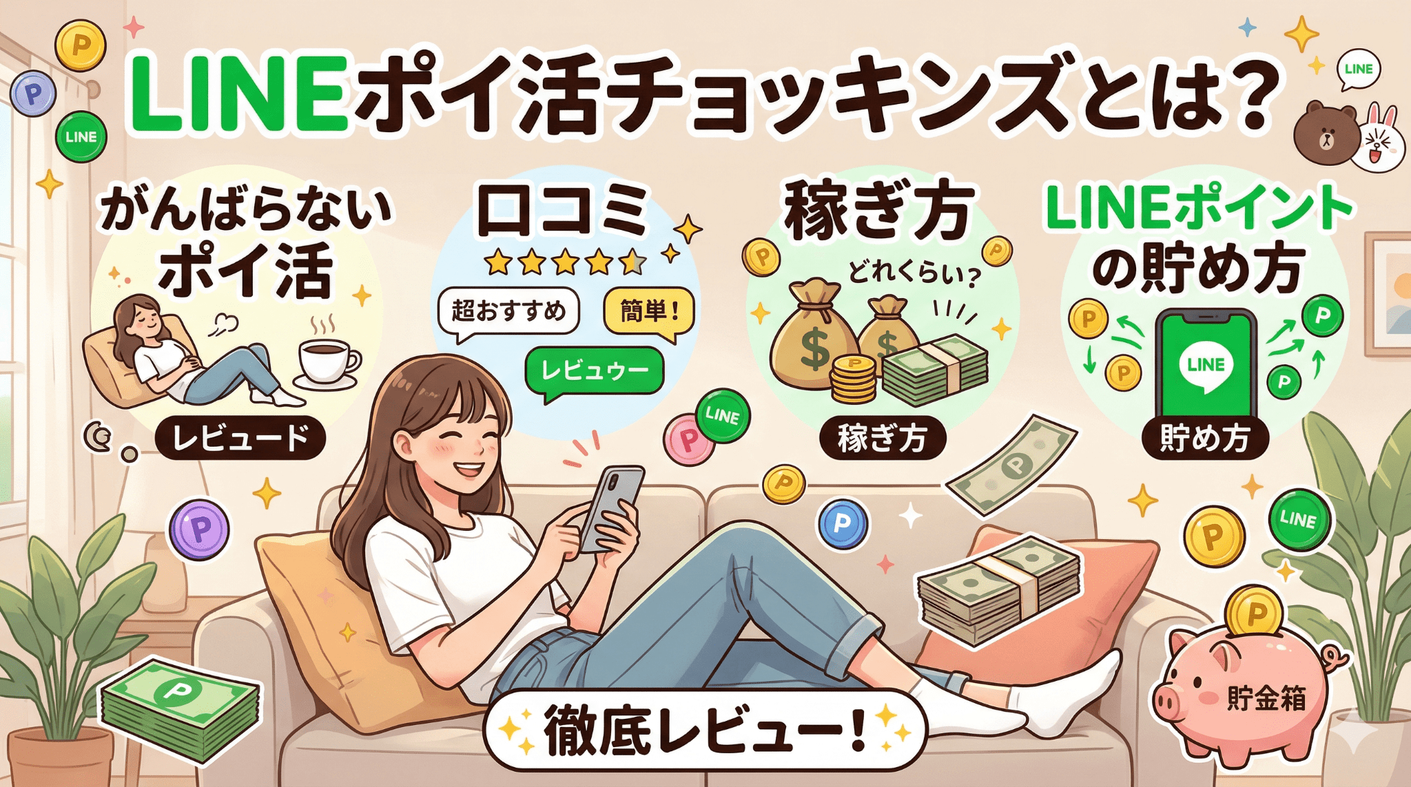 LINEポイ活チョッキンズのアイキャッチ画像