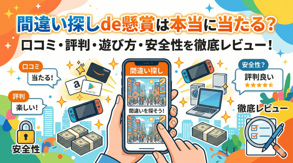 間違い探しde懸賞のアイキャッチ画像