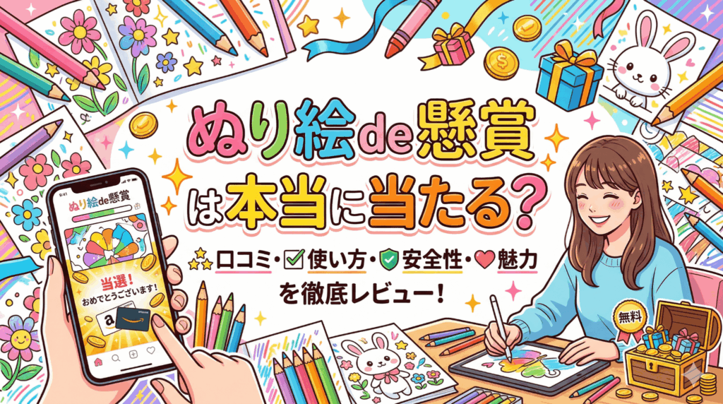 ぬり絵de懸賞のアイキャッチ画像