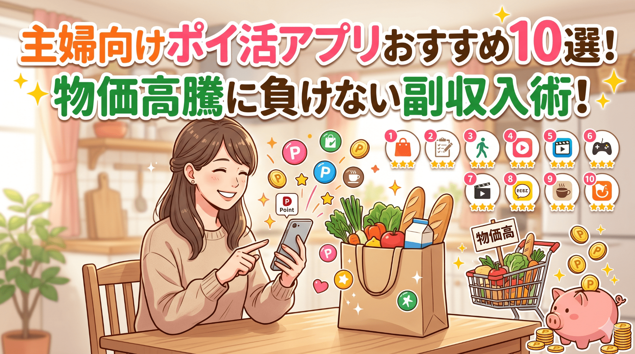主婦におすすめのポイ活のアイキャッチ画像
