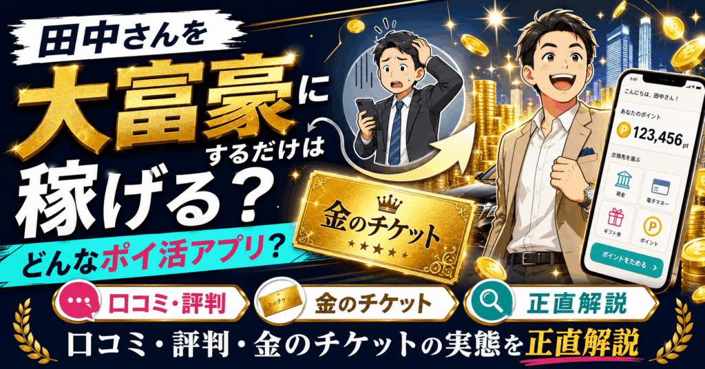田中さんを大富豪にさせるアイキャッチ画像