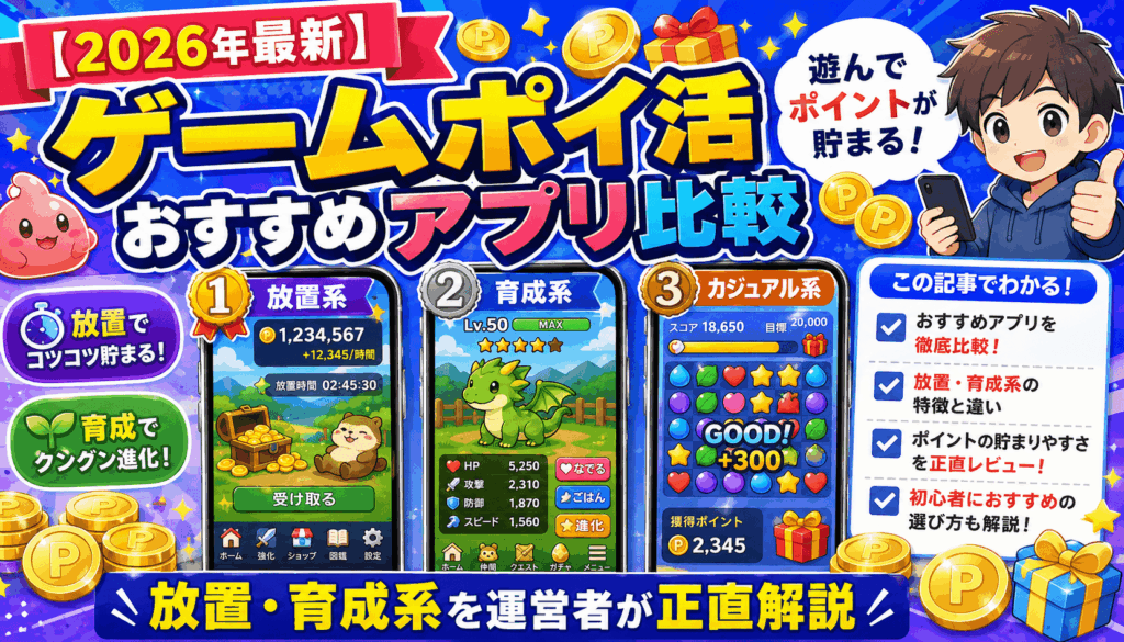 ゲームポイ活のアイキャッチ画像