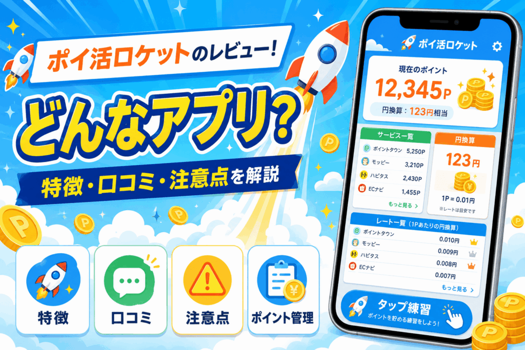 ポイ活ロケットのアイキャッチ画像