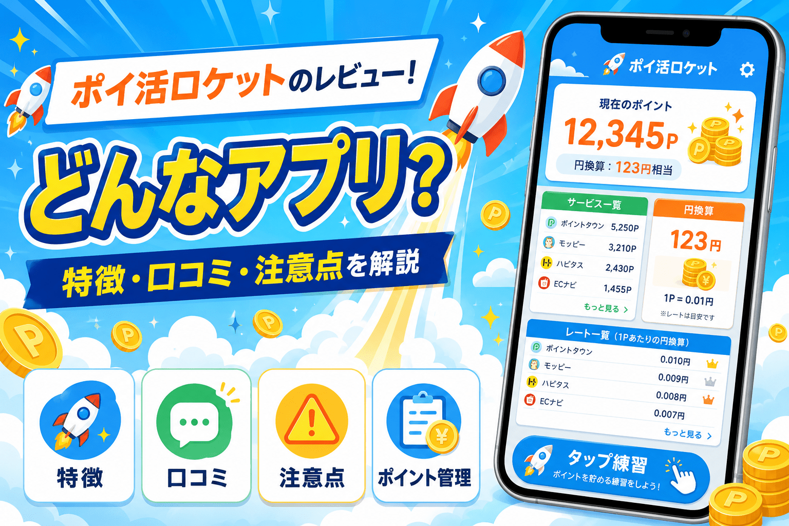 ポイ活ロケットのアイキャッチ画像