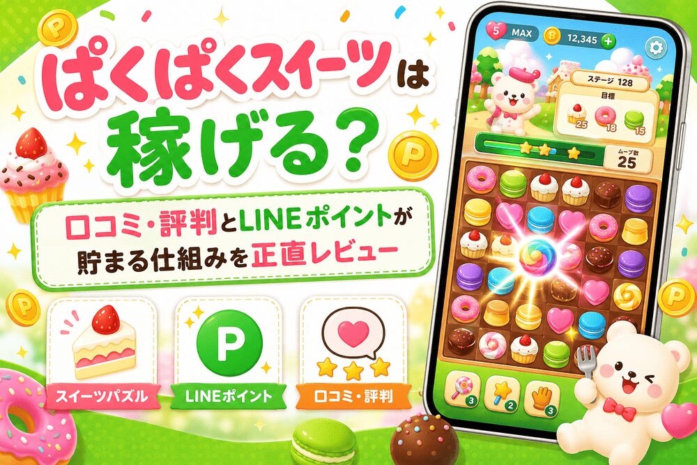 LINEぱくぱくスイーツのアイキャッチ画像