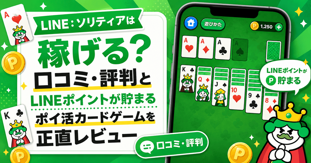 LINE:ソリティアのアイキャッチ画像