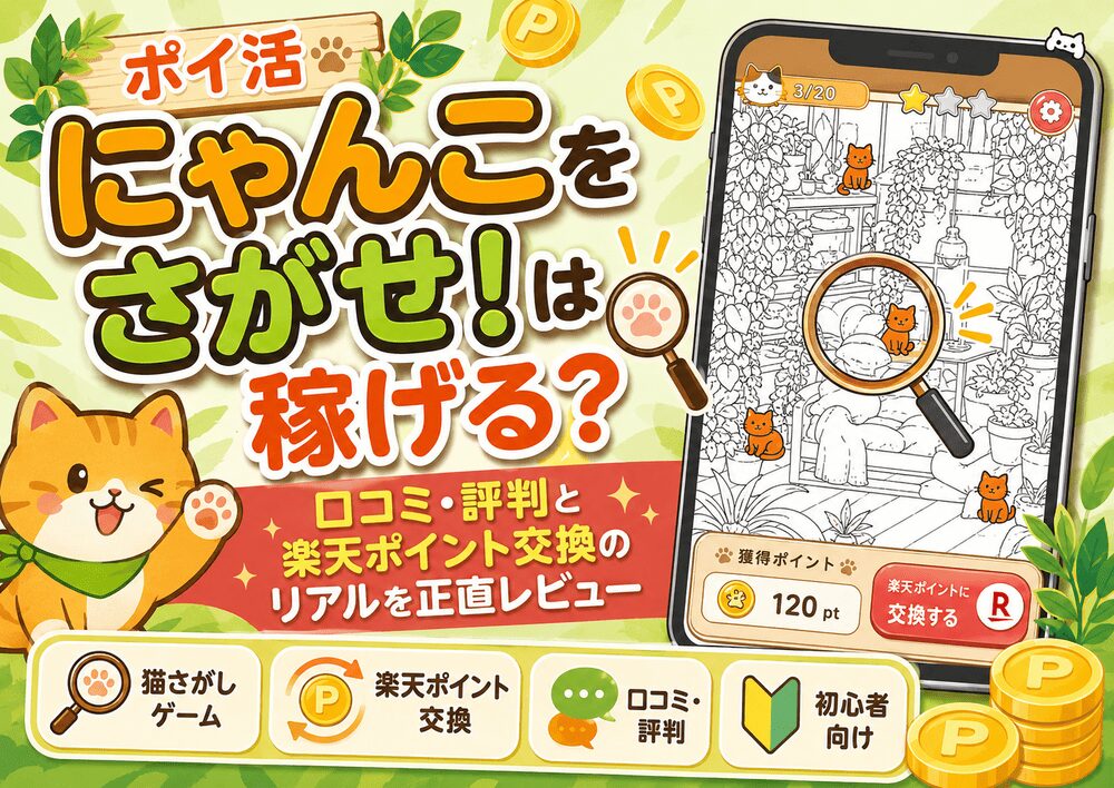 にゃんこを探せのアイキャッチ画像