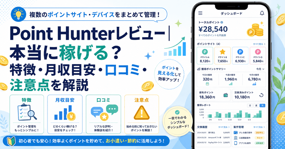 PointHunterのアイキャッチ画像