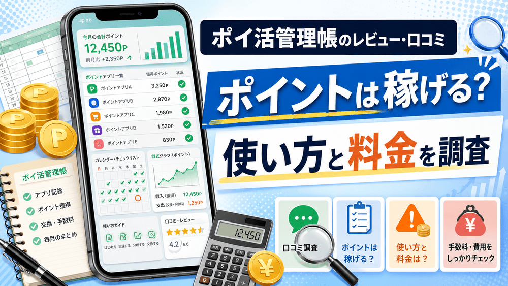 ポイ活管理帳のアイキャッチ画像