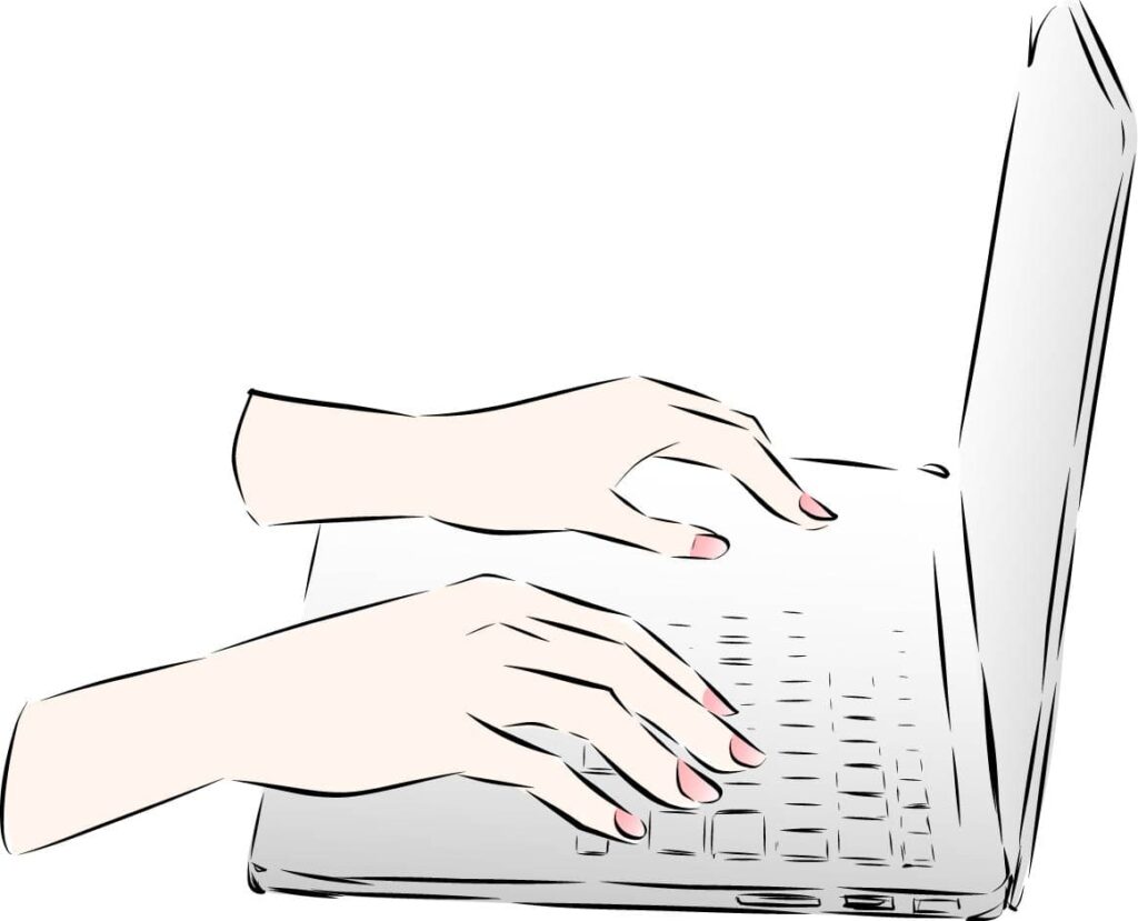 ライティングのイラスト