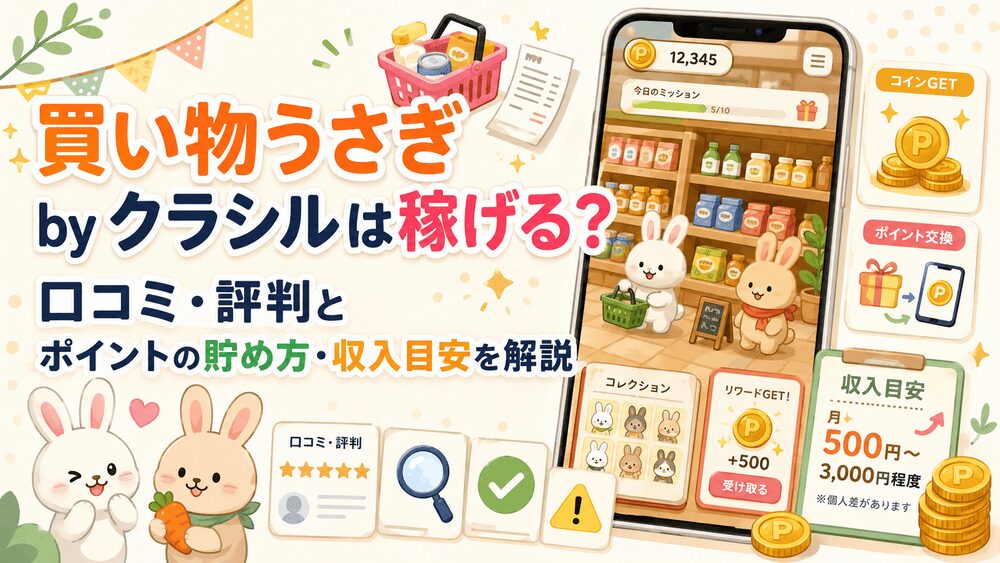 買い物うさぎ by クラシルのアイキャッチ画像