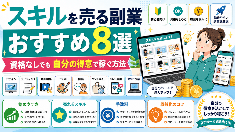 スキルを売る副業のアイキャッチ画像