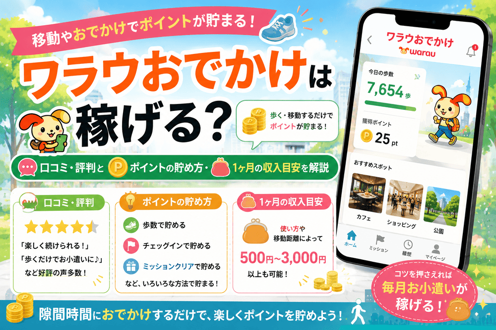 ワラウおでかけのアイキャッチ画像