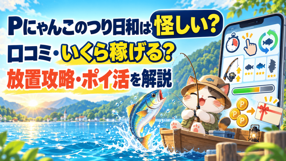 Pにゃんこのつり日和のアイキャッチ画像