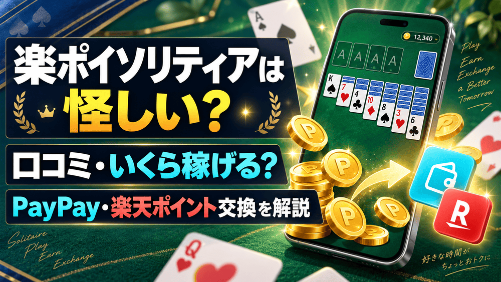 楽ポイソリティアのアイキャッチ画像