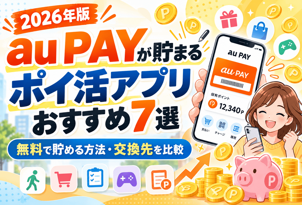 au PAYが貯まるポイ活のアイキャッチ画像