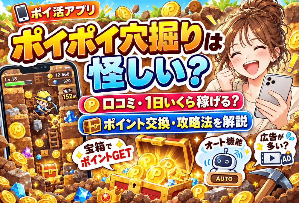 ポイポイ穴掘りのアイキャッチ画像