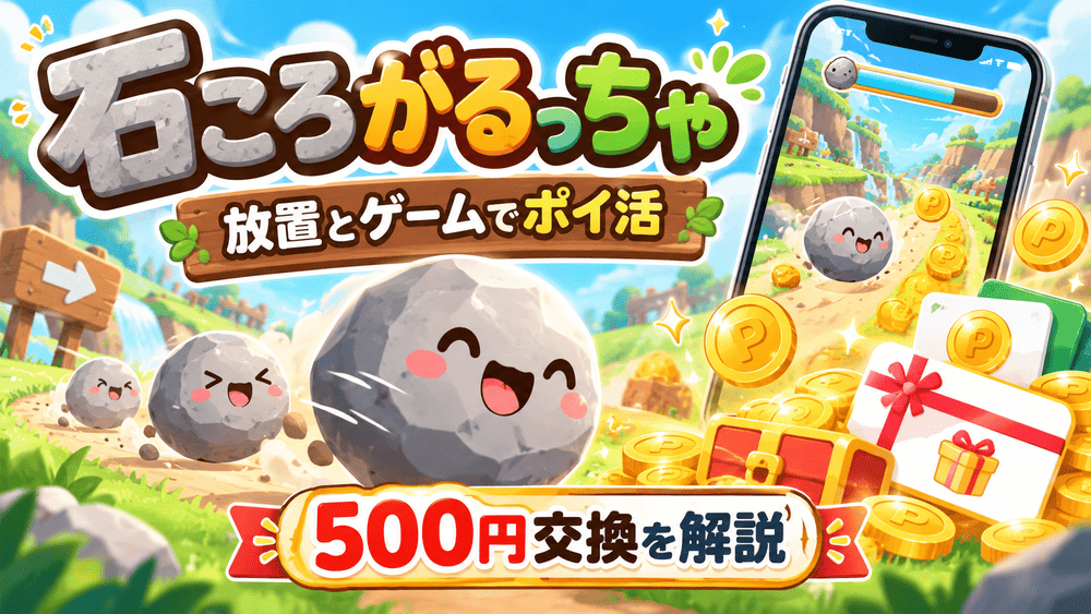 石ころがるっちゃ-ポイ活のアイキャッチ画像
